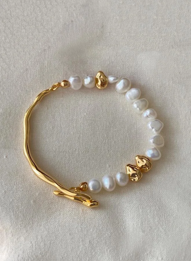 Styli Styli One Side Faux Pearl Bracelet