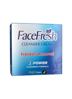 Face Fresh Face Cleanser Cream - Treats Acne, Freckles, Skin Texture, Scars - Best Results with All Skin Types 23g 