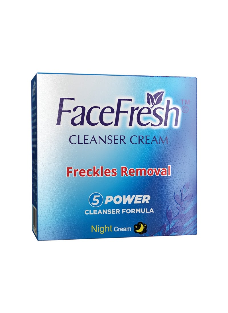 Face Fresh Face Cleanser Cream - Treats Acne, Freckles, Skin Texture, Scars - Best Results with All Skin Types 23g 