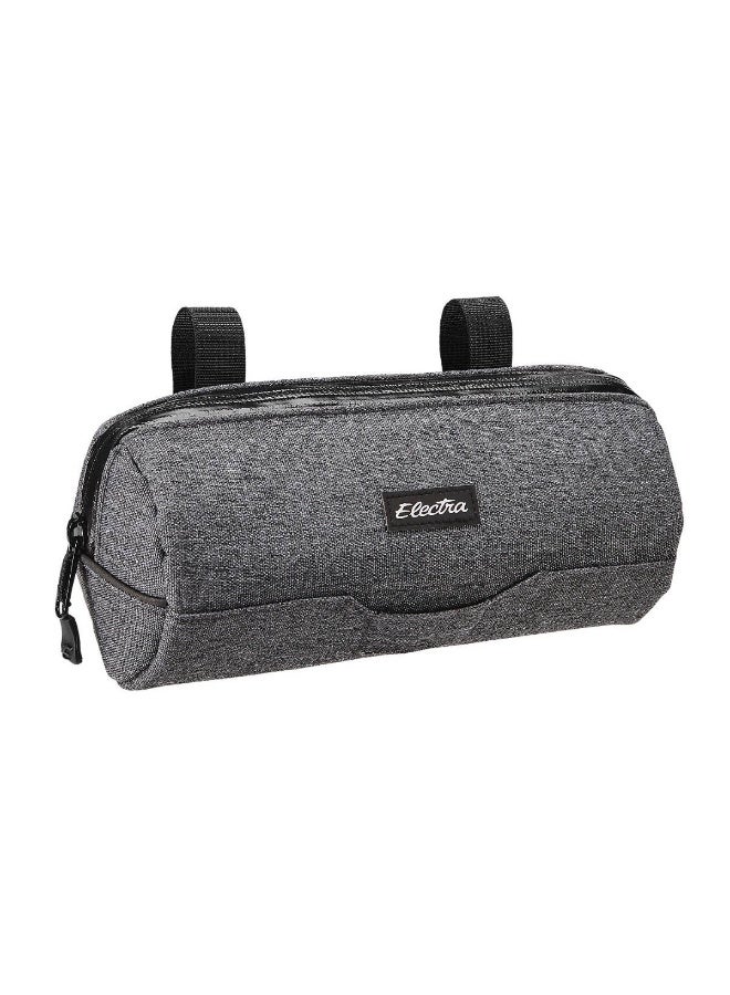 Electra Bicycle Company Cylinder 1.3L Water-Resistant Bicycle Handlebar Bag, Heather Charcoal - Image 1