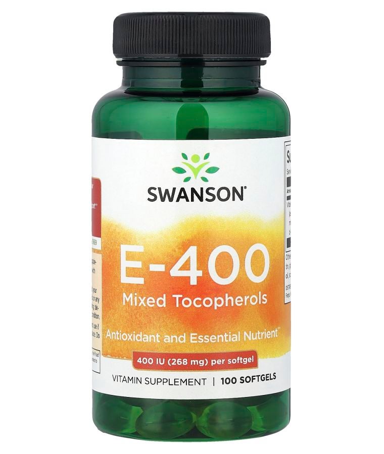 E-400 Mixed Tocopherols 268 mg (400 IU) 100 Softgels