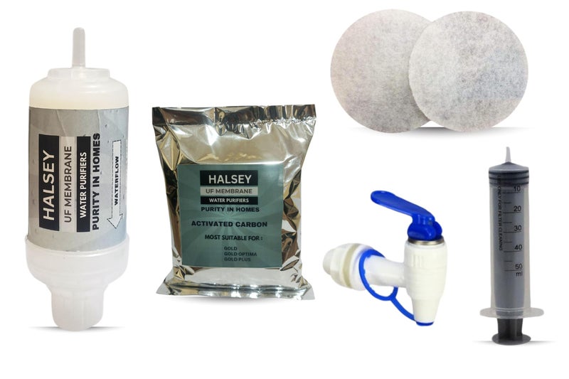 Halsey Spare kit Parts for Gold/Gold+/Kent Optima Gravity Filters Spare Kit for Kent (SPER-KIT-5PC) - Image 1