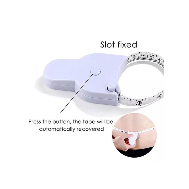 Accurate Fitness Body Tape Measure with 150cm Length, White - Image 4
