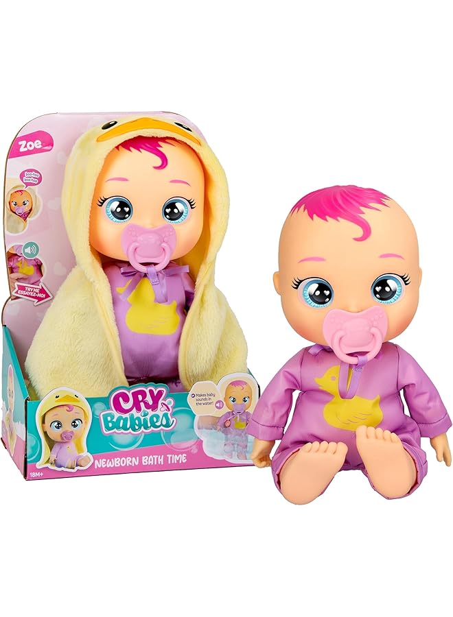 CRY BABIES Imc Toys Deutschland Gmbh Newborn Bathtime Zoe - Image 1