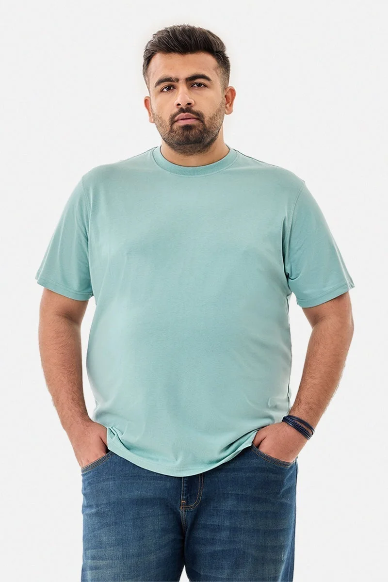 SNITCH Plus Size 100% Cotton Regular Fit T-Shirt