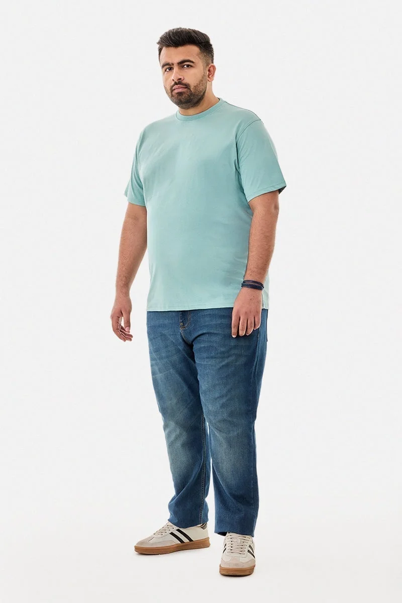 SNITCH Plus Size 100% Cotton Regular Fit T-Shirt