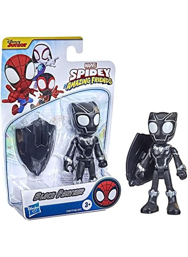 SPIDEY AND HIS AMAZING FRIENDS Marvel Figura Black Panther De 10 cm Con 1 Accesorio Para Nios A Partir De 3 Aos - Image 3