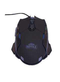 Generic ROYALE Gaming Mouse Model BRM01, 5V 100mA Rating, RGB Lighting, Scroll Wheel, High Quality, DPI, Black  - Image 1