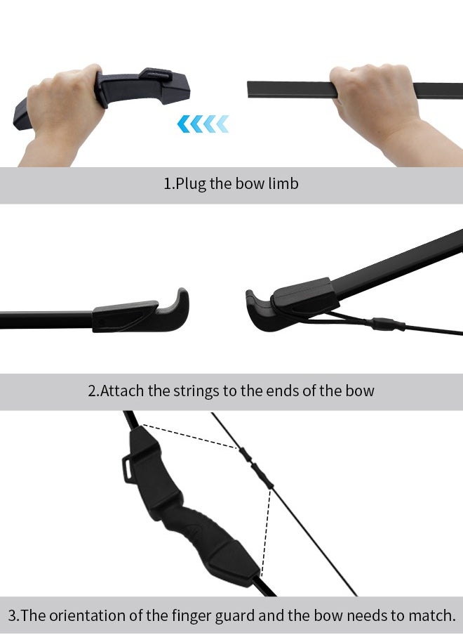 Snooe - Bow and Arrow Set for Kids and Teens, Beginner Practice Bow, Youth Bow and Arrow with 6 Arrows and Accessories for Outdoor Sports Game - Image 1