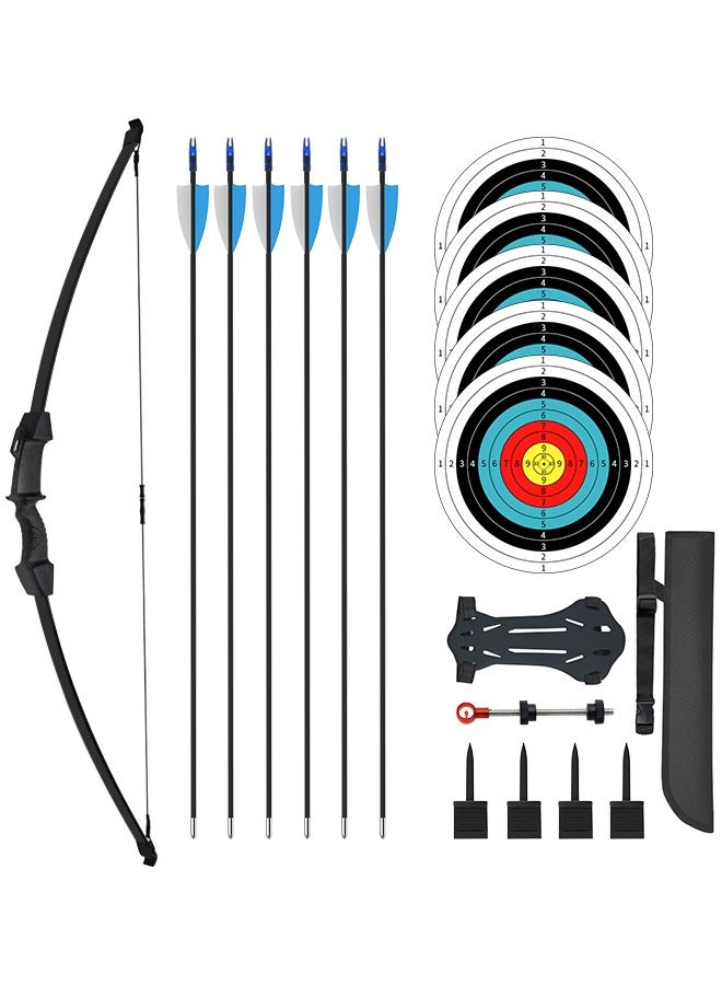 Snooe Bow and Arrow Set for Kids and Teens, Beginner Practice Bow, Youth Bow and Arrow with 6 Arrows and Accessories for Outdoor Sports Game - Image 1