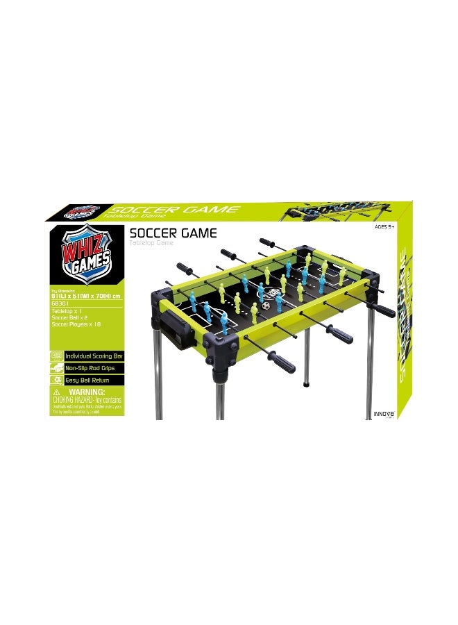 Hostfull 32 Inch Foosball Soccer Game Table for Kids | Compact & Durable Football Table | Easy to Assemble | Lightweight Table for Family Fun, Playrooms & Friendly Competition | 81x61x70 cm - Image 1