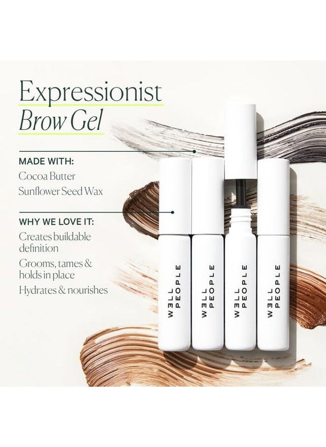 W3LL PEOPLE Expressionist Brow Gel, Conditioning Gel For Thickening & Filling In Brows, Creates Fuller-looking Brows, Vegan & Cruelty-free, Brown  - Image 2