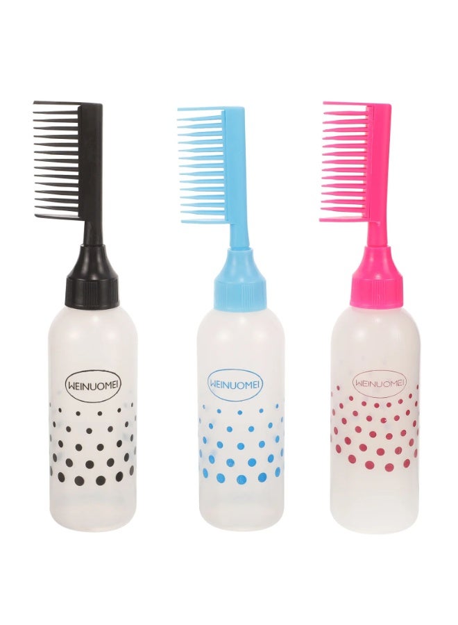 Innovative Root Comb Dispensing Bottle - For precise and easy nourishment with a graduated scale at the roots of the scalp. Precise holes distribute oils and serums directly to the roots. Enhances the scalp and stimulates blood circulation. Multiple colors. - Image 5