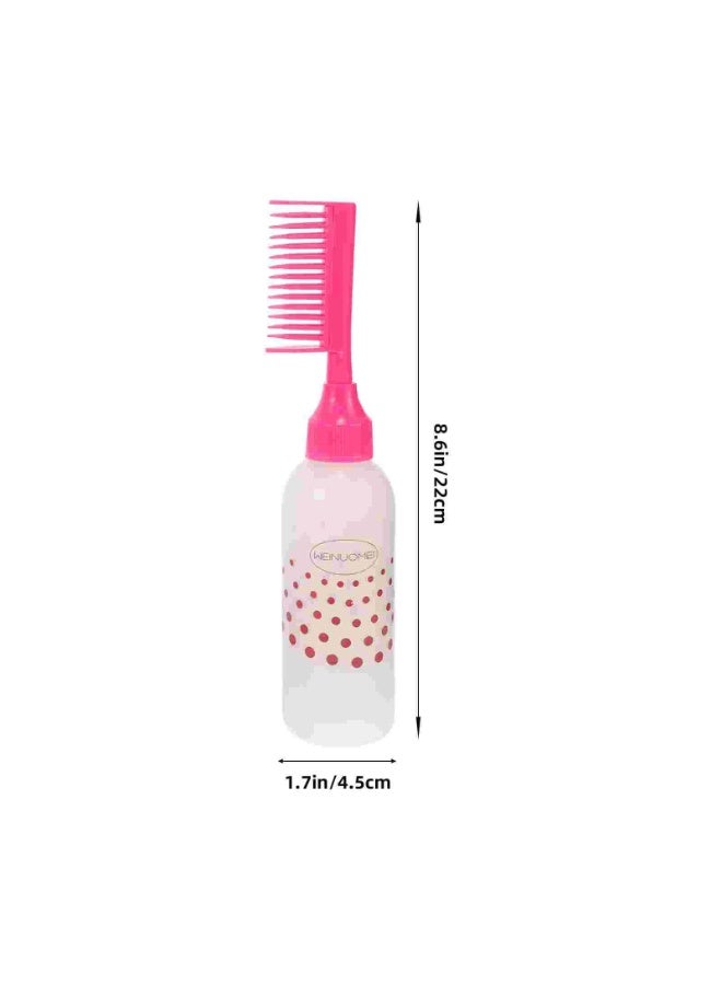 Innovative Root Comb Dispensing Bottle - For precise and easy nourishment with a graduated scale at the roots of the scalp. Precise holes distribute oils and serums directly to the roots. Enhances the scalp and stimulates blood circulation. Multiple colors. - Image 4