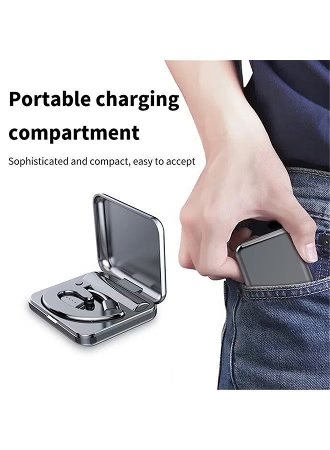 ACCH-Bone Conduction Headphones With Charging Case Black - Image 5