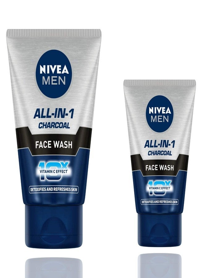 NIVEA Men All-In-One Face Wash, 100ml With All-In-One Face Wash, 50ml