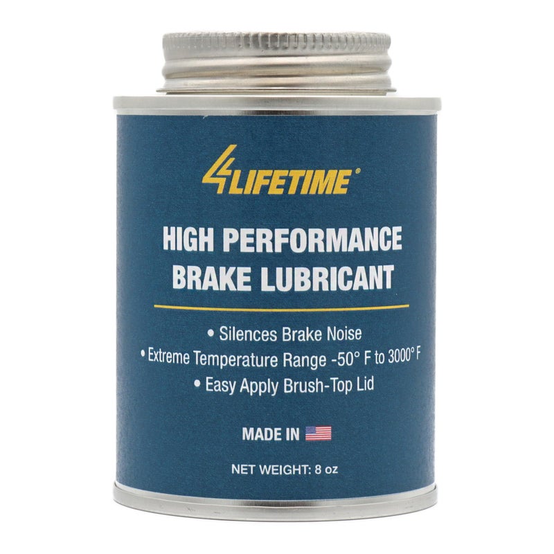 4LIFETIMELINES High Temp Ceramic Brake Lubricant - Superior Heat Resistance, Prevents Seizing, Stops Squeaking - Easy Application 8oz Brush Top Can - Image 3