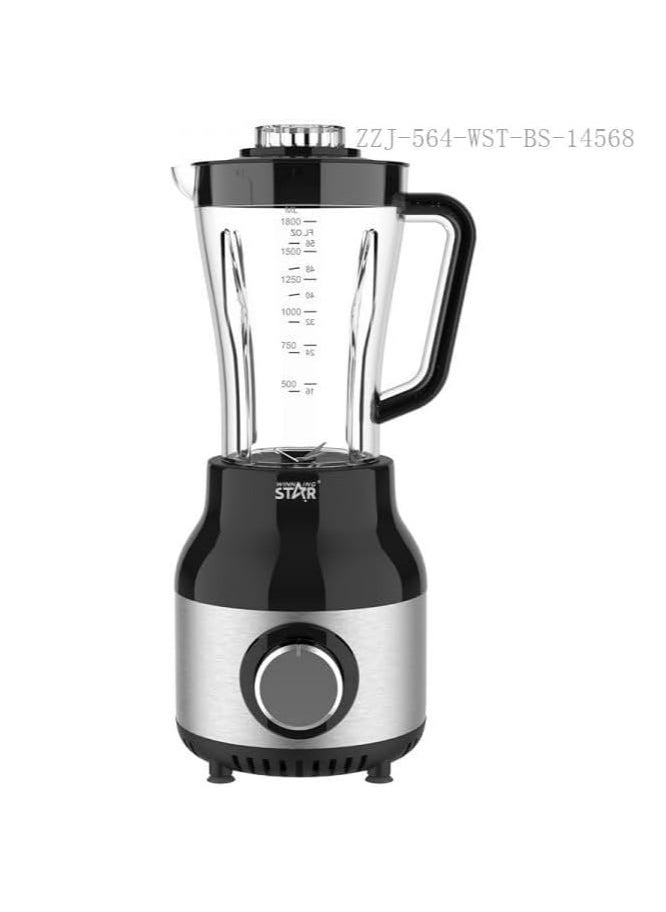 WINNING STAR 500W 1.8L Electric 4 in 1 Multi-Functional Juicer Blender Food Processor Cooking Machine with 7630