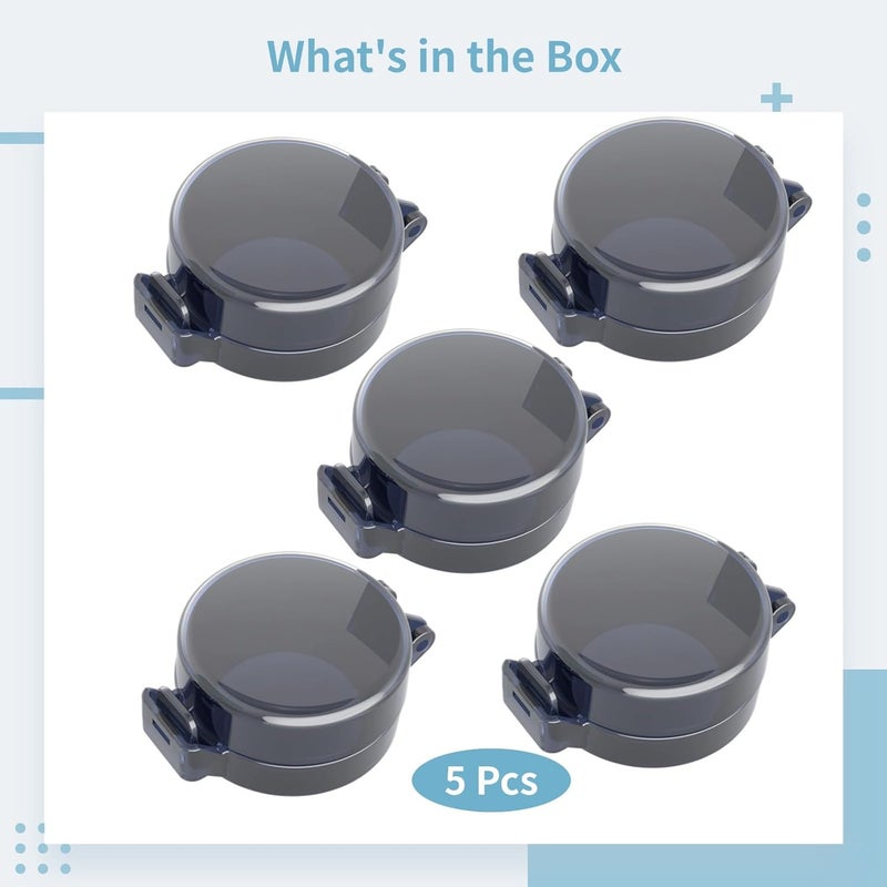 Little One and Pet Protection, 5 Pcs Stove Knob Safety, Protected Lid, Heat-Resistant, Adhesive Gas Stove Safe Covers - Image 5