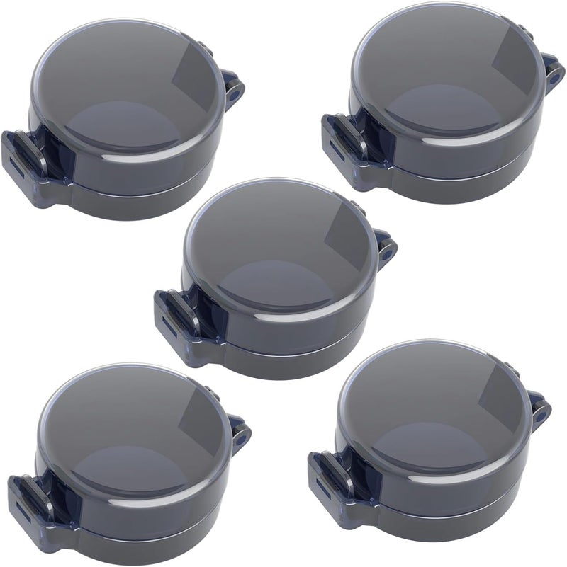 Little One and Pet Protection, 5 Pcs Stove Knob Safety, Protected Lid, Heat-Resistant, Adhesive Gas Stove Safe Covers - Image 1