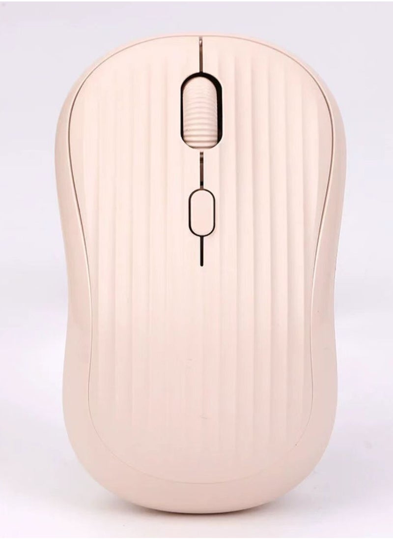 Generic LED Wireless Mouse Rechargeable Slim Silent Mouse 2.4G Portable Mobile Optical Office Mouse with USB & Type-c Receiver for Notebook, PC, Laptop, Computer, Desktop 