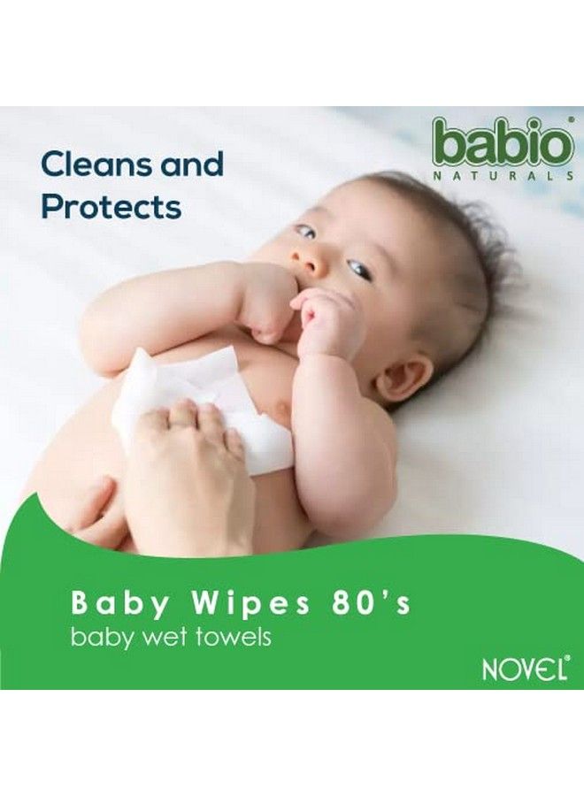 Novel Baby Wet Wipes;Pack With Lid (Pack Of 5 80 Sheet) - Image 5