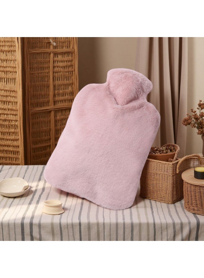 Winner Hot Water Bottle with Soft Cover Leakproof Hot Water Bag Long Plush Warm Hand Pouch Reusable Hot Water Pouch for Women and Girl Portable Hot Water Bag for Office Home Bed - Image 4