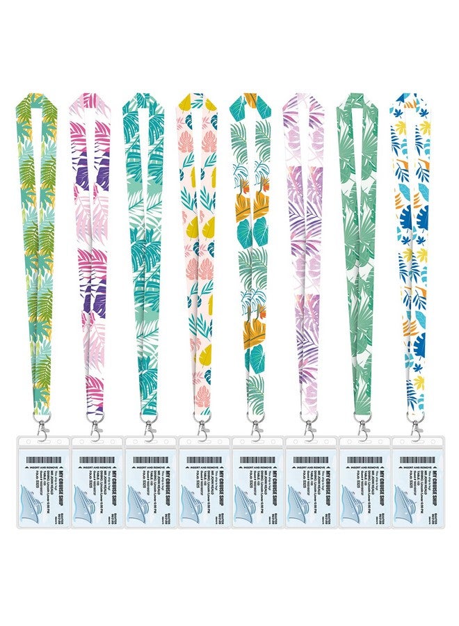 بروديوت 8 قطع من حبال الرحلات البحرية لبطاقات السفن السياحية، أساسيات السفن السياحية لشارات الهوية وبطاقات مفاتيح السفن السياحية (نمط الغابات المطيرة 1) - Image 1