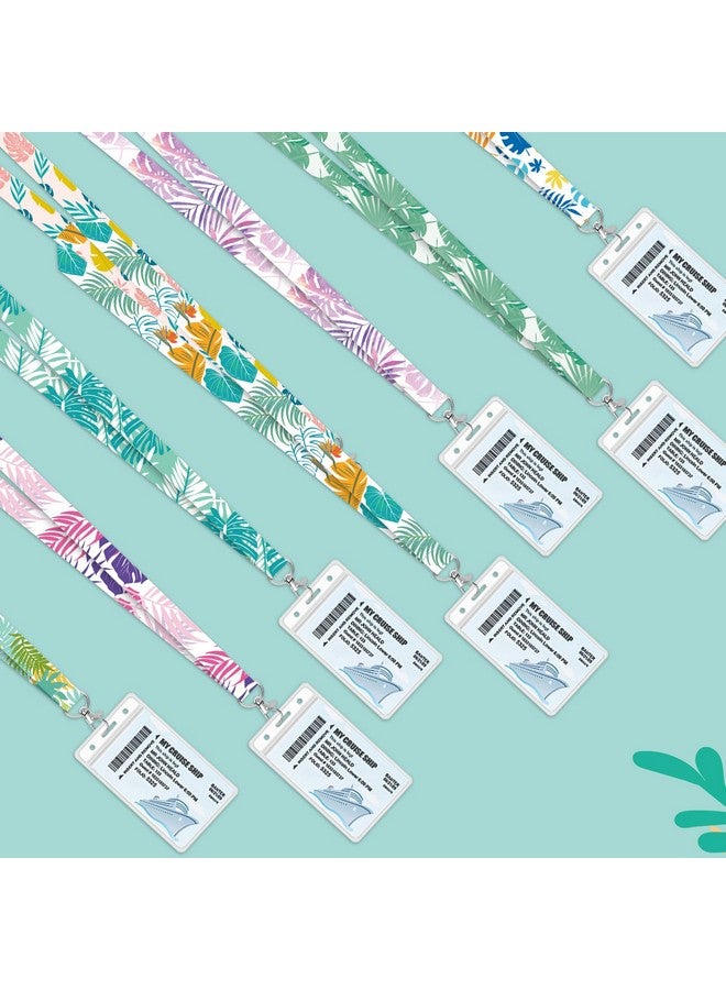 بروديوت 8 قطع من حبال الرحلات البحرية لبطاقات السفن السياحية، أساسيات السفن السياحية لشارات الهوية وبطاقات مفاتيح السفن السياحية (نمط الغابات المطيرة 1) - Image 4