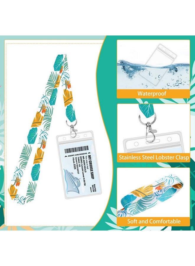 بروديوت 8 قطع من حبال الرحلات البحرية لبطاقات السفن السياحية، أساسيات السفن السياحية لشارات الهوية وبطاقات مفاتيح السفن السياحية (نمط الغابات المطيرة 1) - Image 3