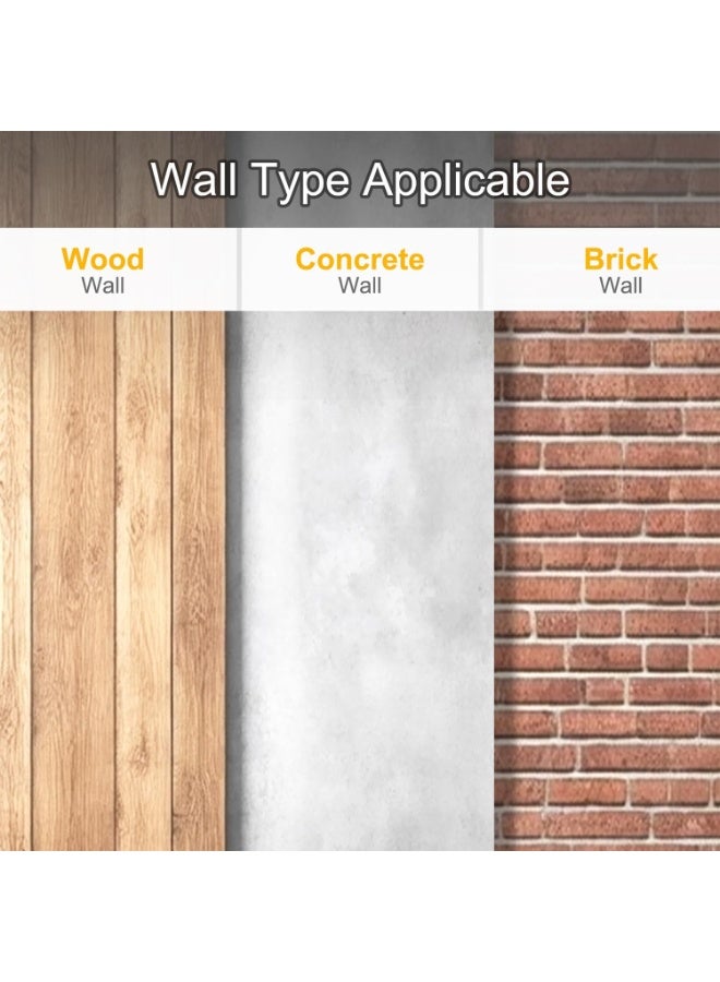 حامل جداري احترافي مزدوج للشاشات - نظام محاذاة راسي متراكم - دعم هيكلي كامل الحركة وشديد التحمل لشاشتين مستقلتين - حل مكتبي هندسي موفر للمساحة مع إمكانية الإمالة والتحريك والدوران - Image 3