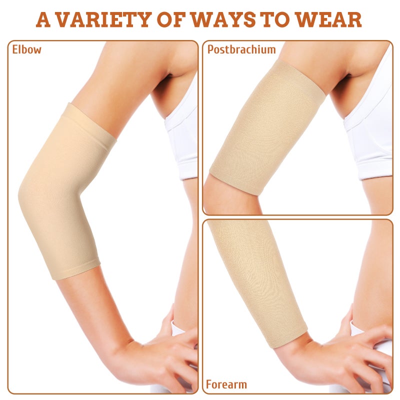 3 Pairs Forearm Sleeves Upper Arm Cover Elbow Sleeve Sports Wrist Protector Upper Arm Sleeve Wrist - Image 4