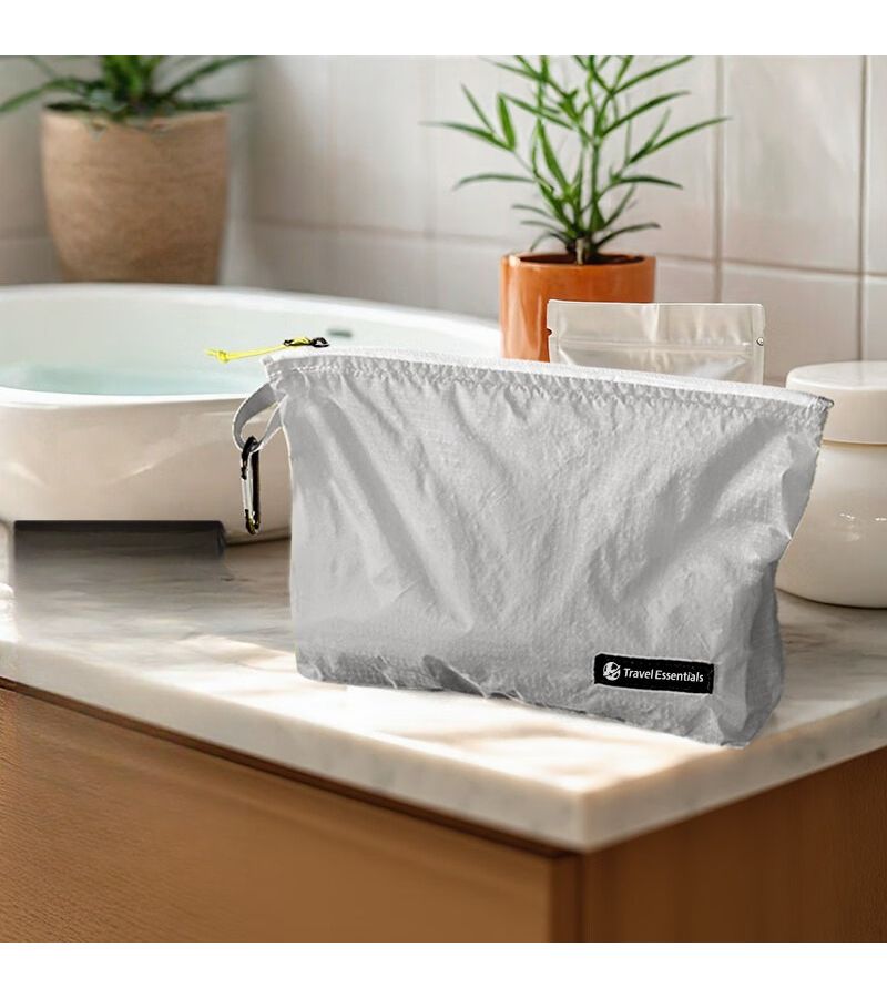 Yellow Large Travel Storage Bag Toiletry Pouch Hangable Outdoor Utility Organizer - Image 3