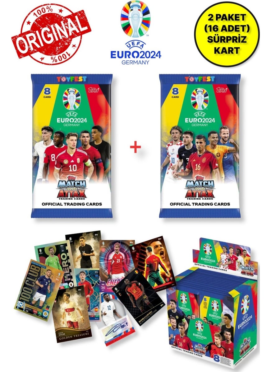 Germany Euro 2024 European Championship Match Attax - 2 Official Football Player Card Packs (16 Cards) - pzsku/ZE07C22D4BC54A04A1DB5Z/45/_/1740652642/f11be1af-9812-467f-a754-4d4179b86579