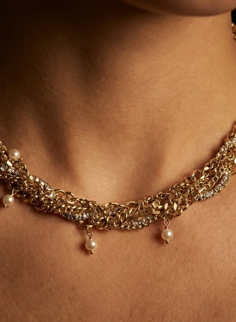 ليو جو قلادة ليو جو موري الذهبية