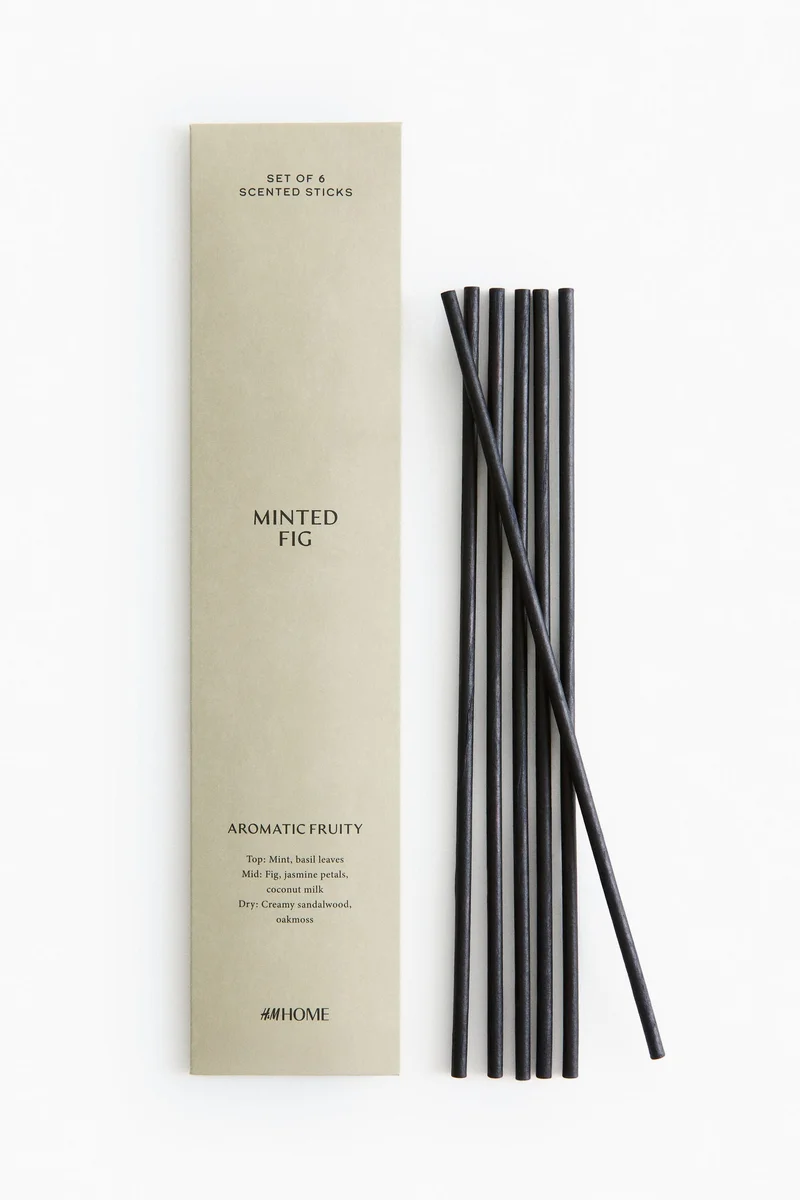 اتش اند ام أعواد معطرة - عبوة من 6 قطع