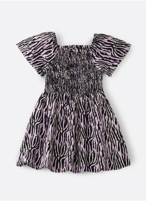 Aop woven dress