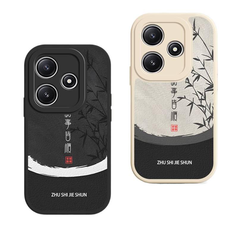 LS Leather Texture Protective Case for Redmi Note 14 with Shockproof and Drop Protection plus Shockproof plus Full Coverage plus Scratch Resistant in Multicolour - Image 1