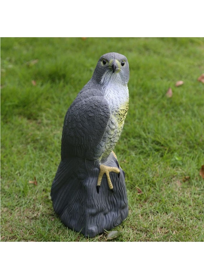Small Eagle Sculpture | Simulated Garden Hunting Bait Eagle - Hand-Painted Decor Bald Eagle Sculptures Standing Bird Statue for Garden Yard - Image 4