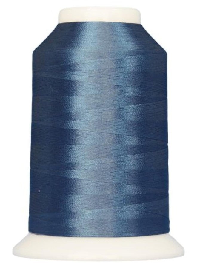 Superior Threads Magnifico 2-Ply 40 Weight Trilobal Polyester Sewing Thread Cone - 3,000 Yards (#2159 Blue Jeans) - Image 1