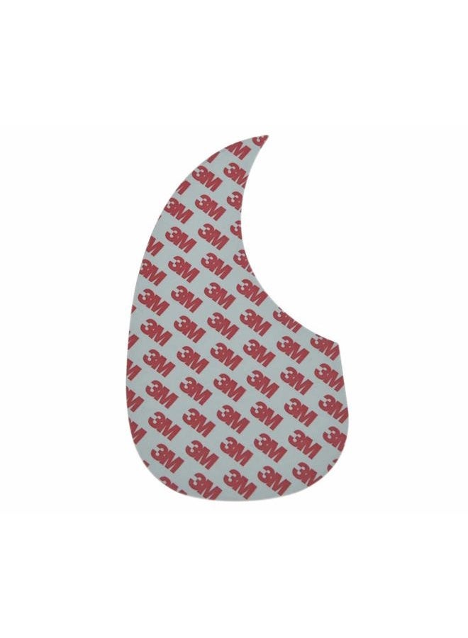 KAISH Dark Brown Tortoise Teardrop Acoustic Guitar Pickguard Scratch Plate with Self Adhesive - Image 3