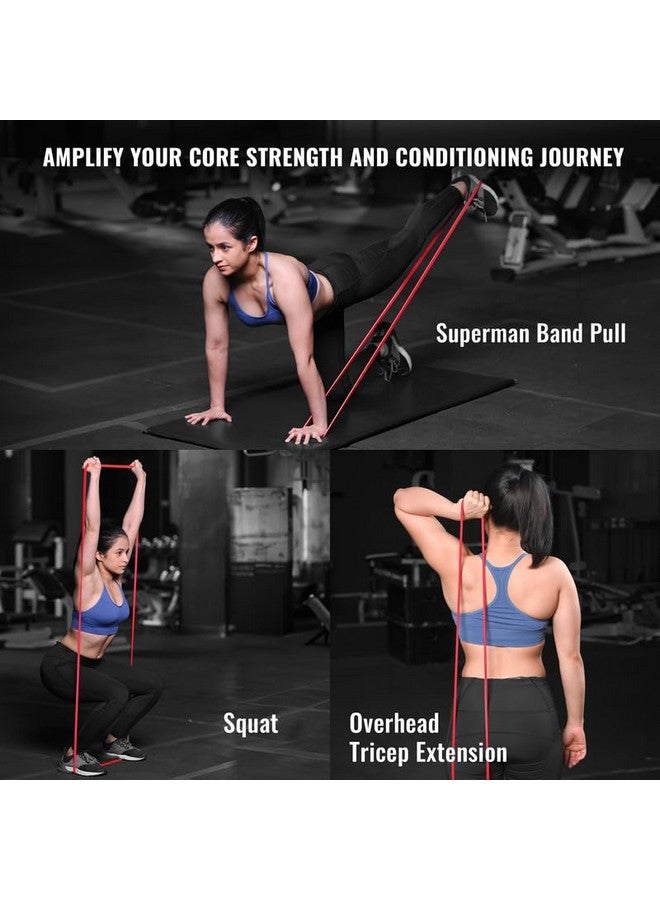 SLOVIC Resistance Bands for Men and Women(15-30Kg) | Resistance Band Set & Exercise Bands for Workout | Resistance Band for Pull Up | Gym Equipment for Home Workout| Natural and Unbreakable Rubber - Image 3