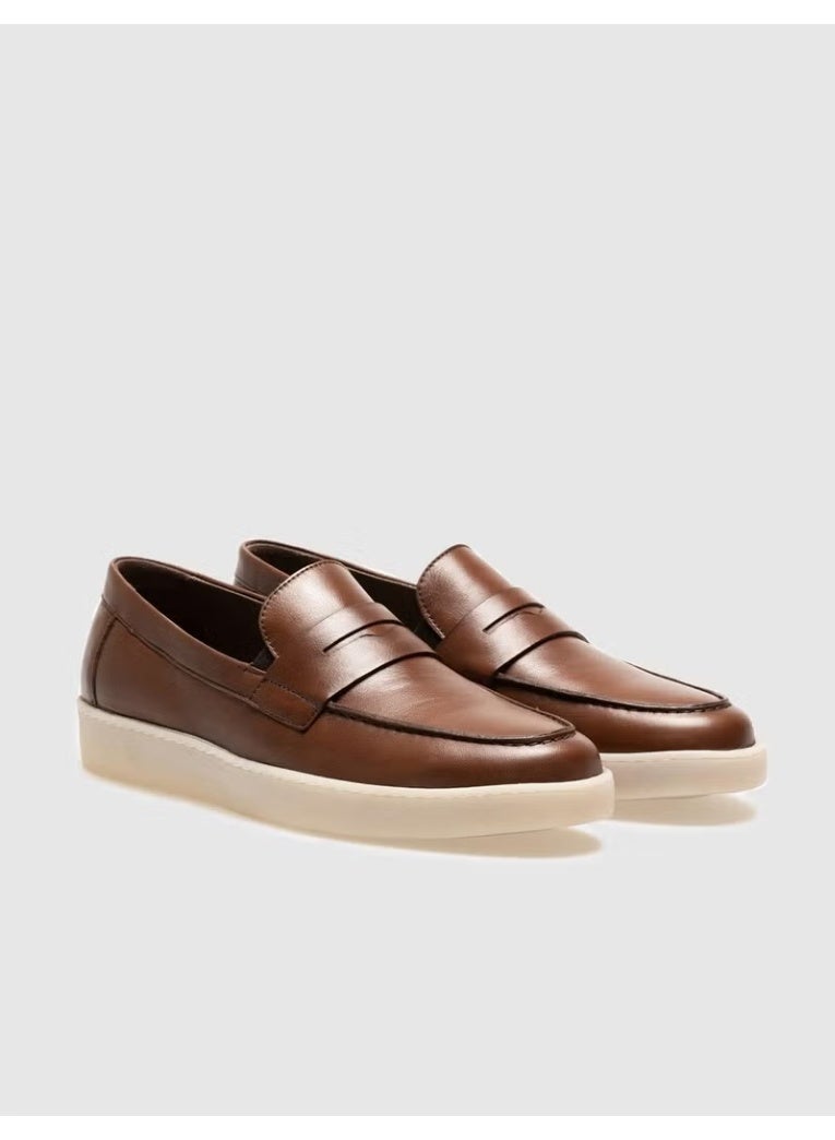 Cabani Brown Belted Men's Casual Shoes - Image 3