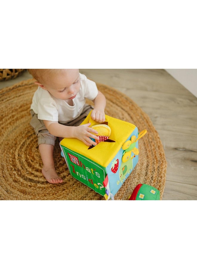 Genius Baby Toys Genius Baby Toys Surprise Box for Baby - 8 Pieces - What's Inside Box with Collection of Sensory Toys for Baby, 7" Square Cube - Deluxe, Perfect Size for Small Hands - Image 3