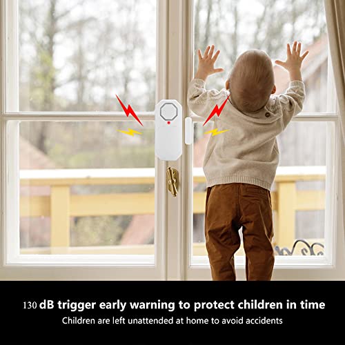 EverNary Door Window Alarm When Opened for Home Security with Remote, Wireless Door Sensor Alarm for Kids Safety with Adjustable Volume ( 6Pcs Sensor +2Remote) - Image 5