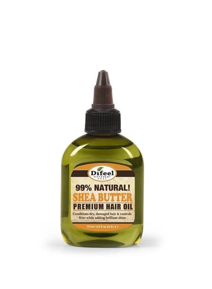 ديفيل زيت الشعر الطبيعي الفاخر من ديفيل، زبدة الشيا، 75 مل