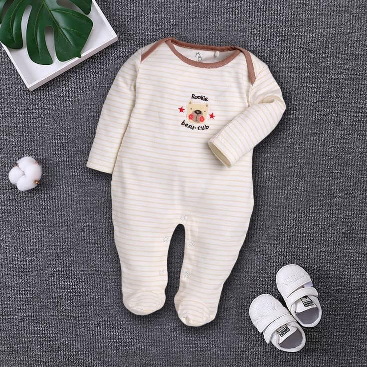 BabyGo 100% Cotton Rompers/Sleepsuits for Infants - Pack of 2 - Image 4