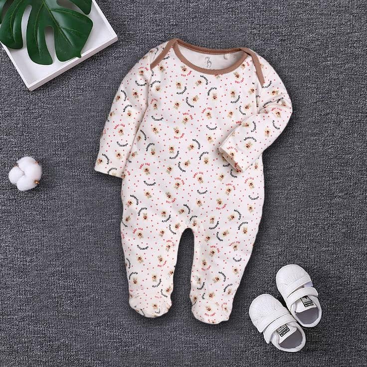 BabyGo 100% Cotton Rompers/Sleepsuits for Infants - Pack of 2 - Image 5