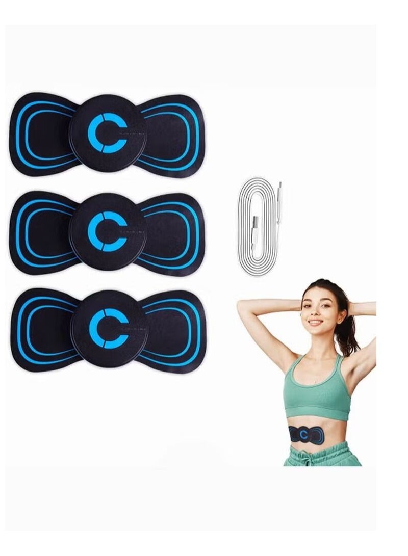 CGY 3 Pcs Microcurrent EMS Cordless Mini Massage Device - EMS Bioelectric Acupoints Massager, Lymphatic Drainage Massage Pad - Image 1