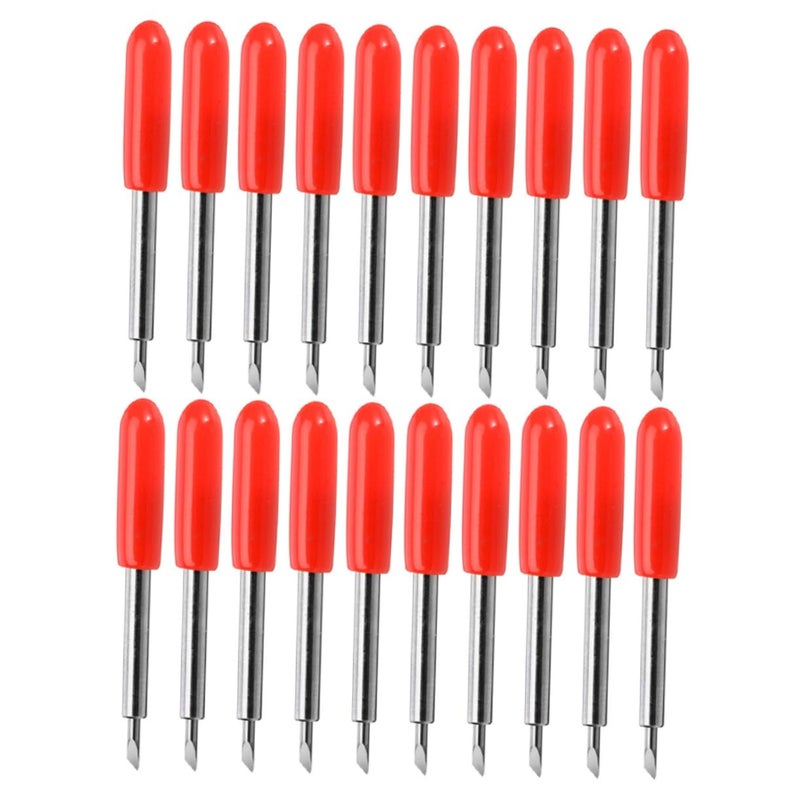 50pcs Tungsten Steel Cutting Blades For Vinyl Cutter Plotter Clean Cuts No Skipping - Image 2